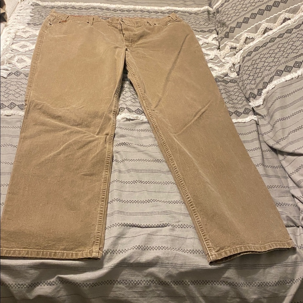Eddie Bauer Relaxed Fit Brown Pants